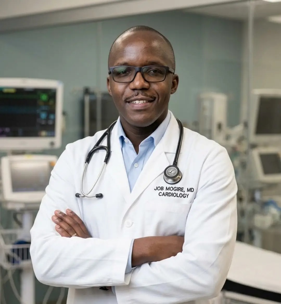 Dr. Job Mogire, Cardiologist and Founder of House of Mastery, Nairobi